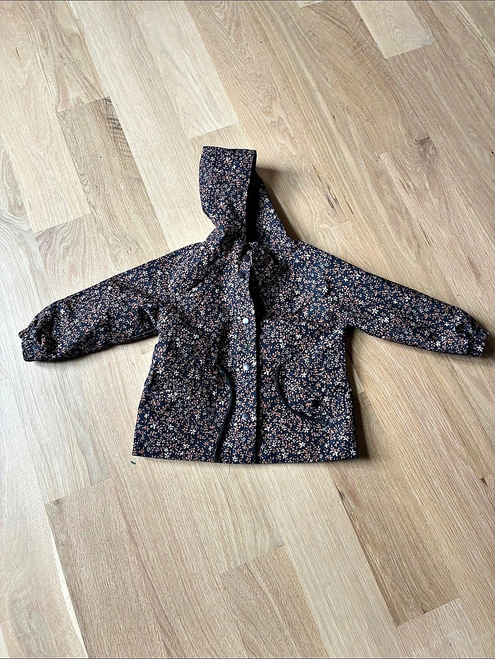 Rylee & Cru Floral Hooded Jacket Girls Size 4-5 Years